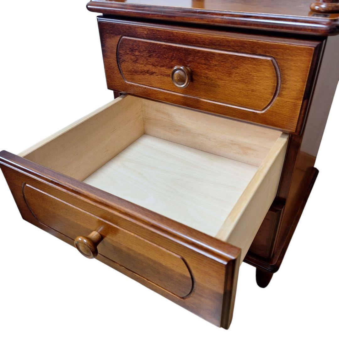 ニチハン 電話台 昭和レトロ アンティーク インテリア 木製 引き出し