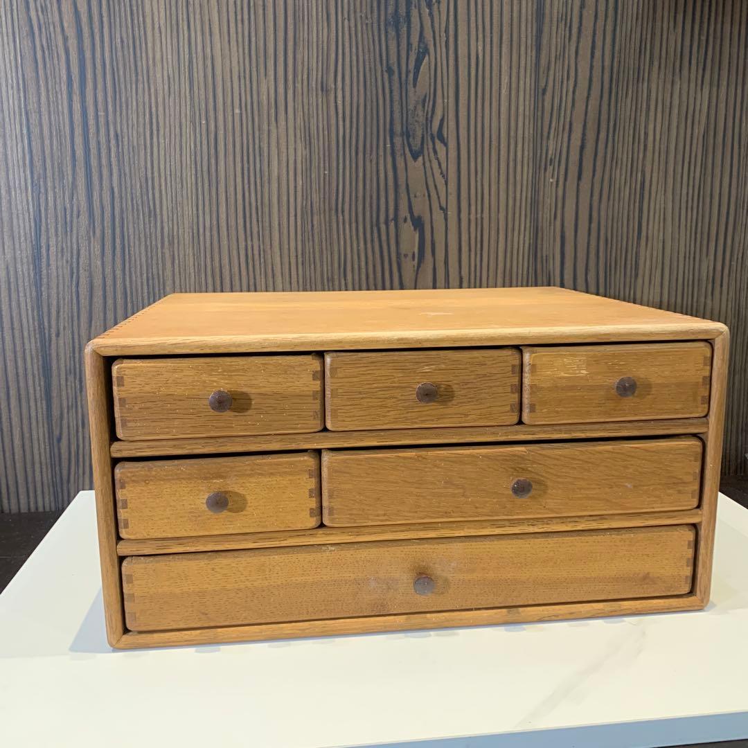 木製コレクションボックス 小物入れ　整理箱　小引出