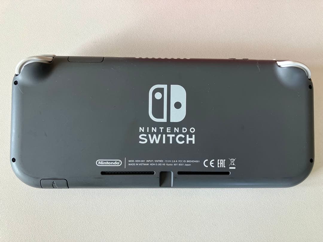 Nintendo Switch ライト　グレー　本体　充電器　lite