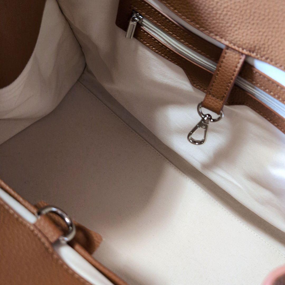 未使用級✨️JISTORYジストリー サイドベルト ボストンバッグ キャメル