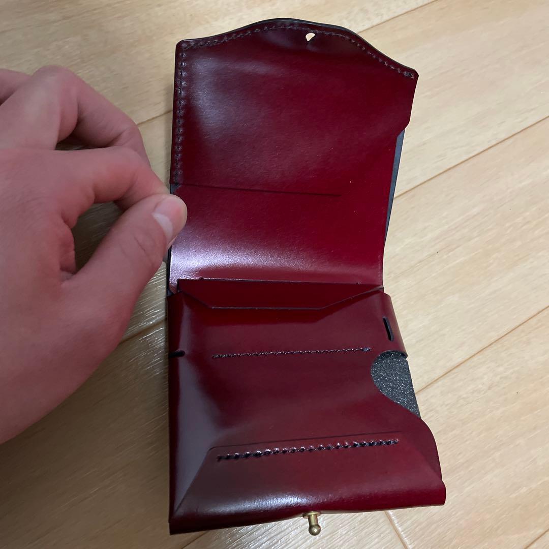 【美品】 new usuha3 ガーネット 右利き　革ホックver