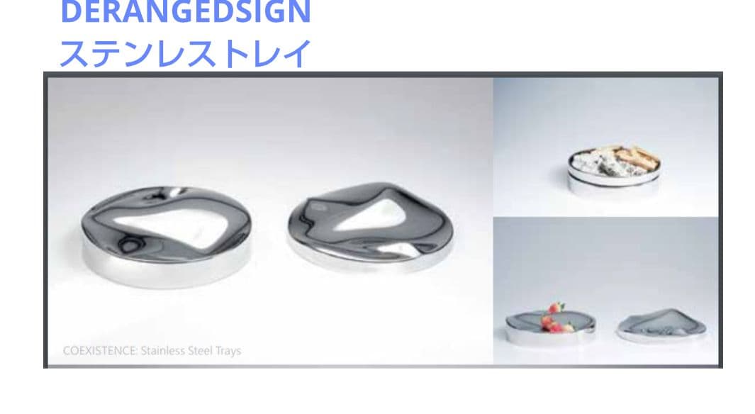 【新品】DERANGEDSIGN ステンレススチールトレイ2個セット