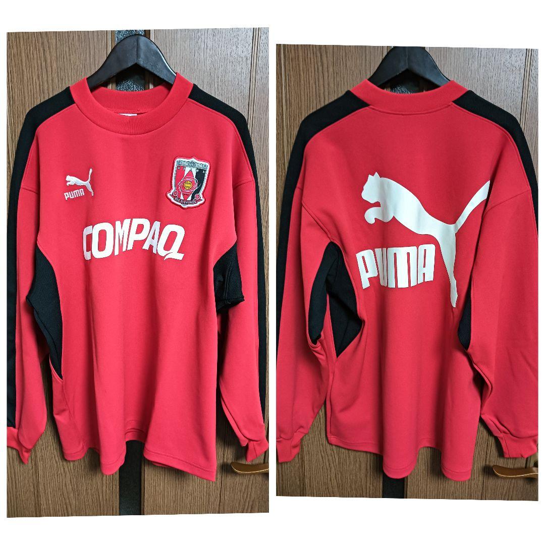 プーマ 浦和レッズ 2001/02 長袖トレーニングトップ プルオーバー S〜M