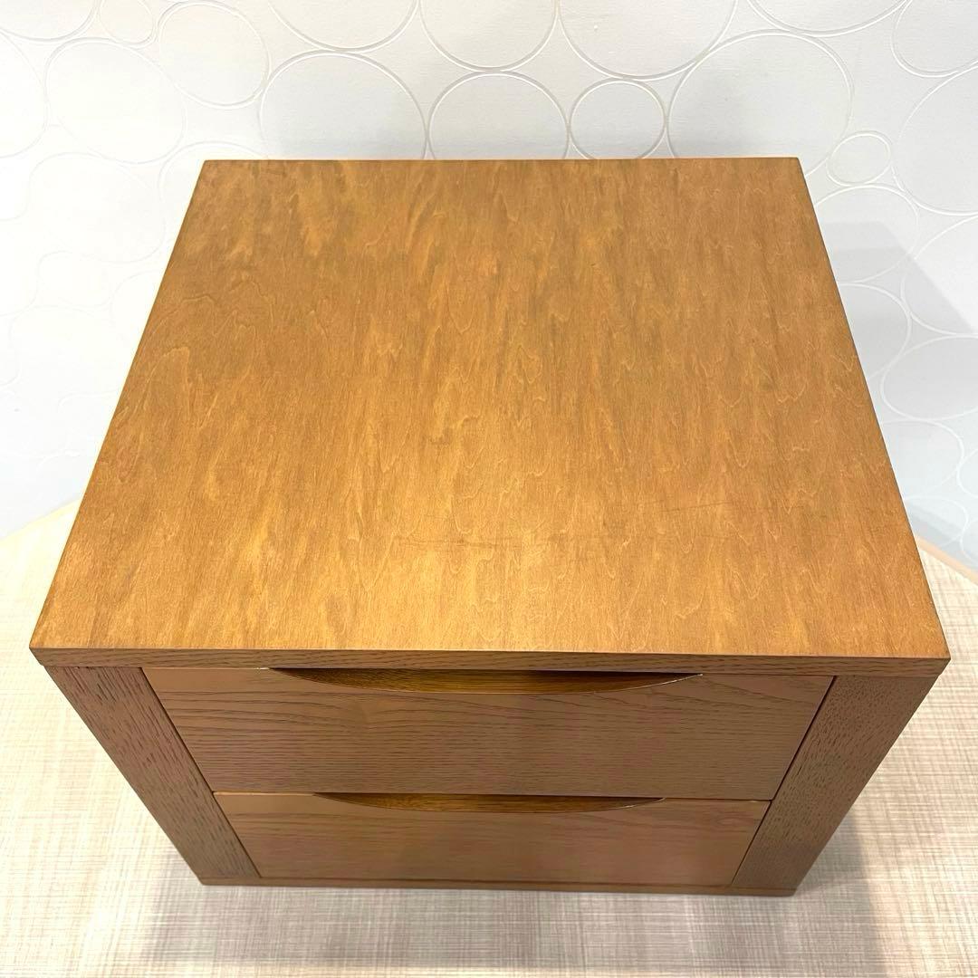 【美品】天然木 引き出し収納 ミニチェスト 和モダン 北欧風 無垢 ヴィンテージ