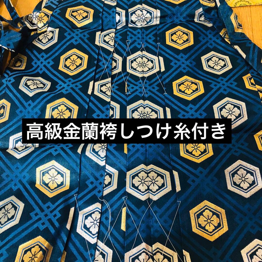 七五三五歳フルセット‼️黒地暈し⭐︎鷹凛々しい⭐︎金蘭袴煌びやか極めてる⭐︎逸品