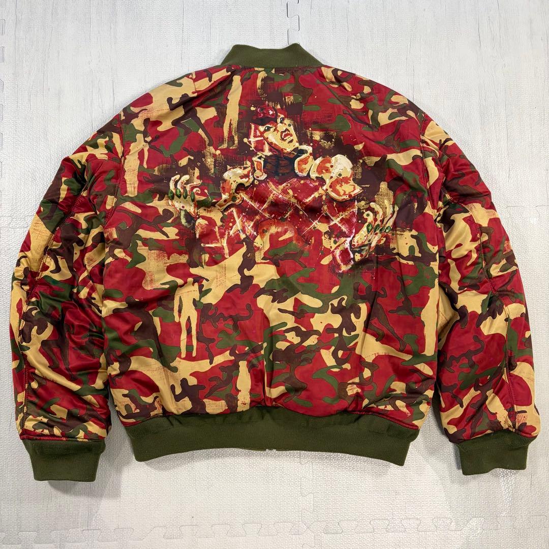 glamb ジョジョの奇妙な冒険 コラボ ma-1 ジャケット ディアボロ