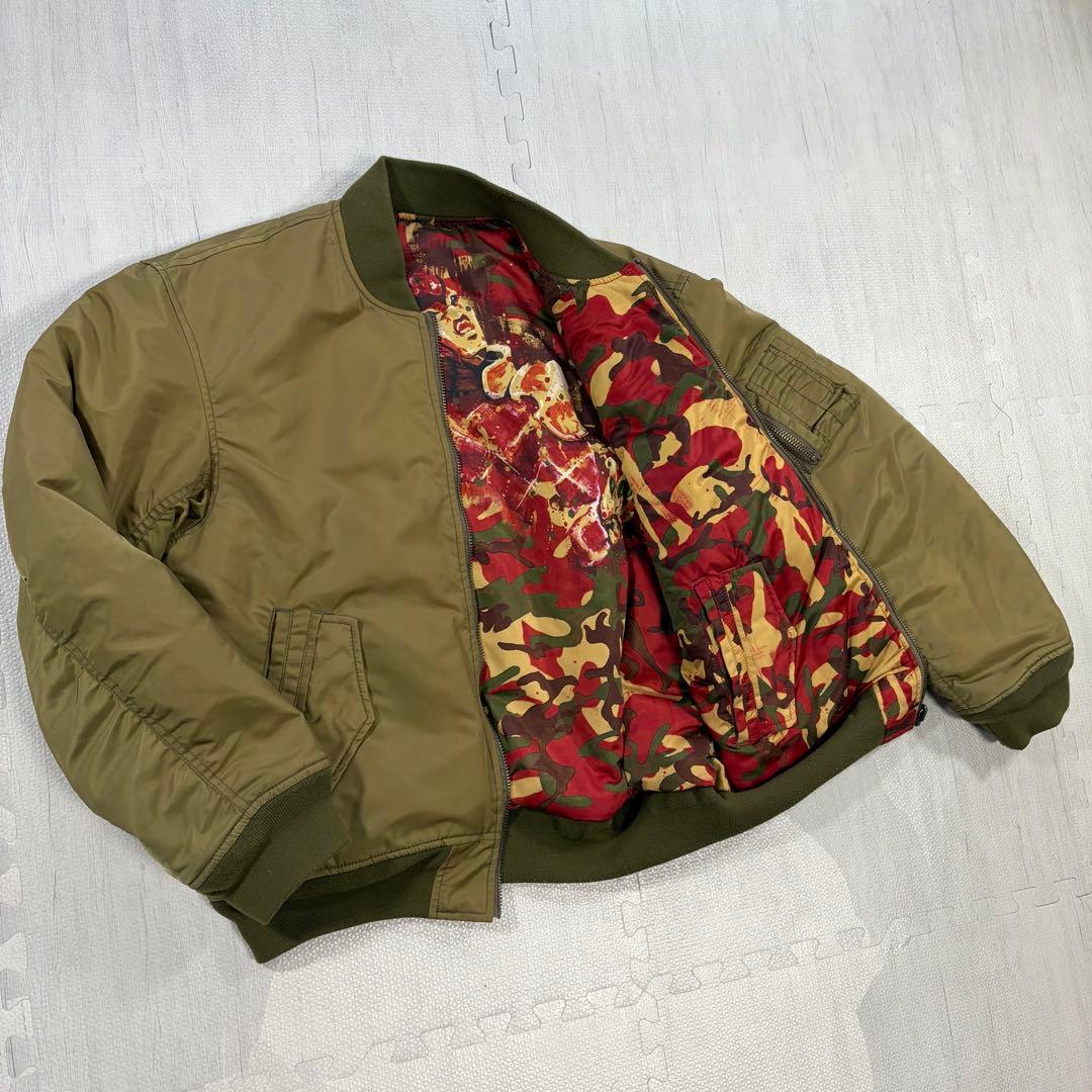 glamb ジョジョの奇妙な冒険 コラボ ma-1 ジャケット ディアボロ