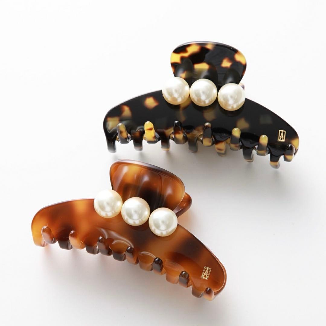 アレクサンドルドゥパリ　ヘアクリップ　パール