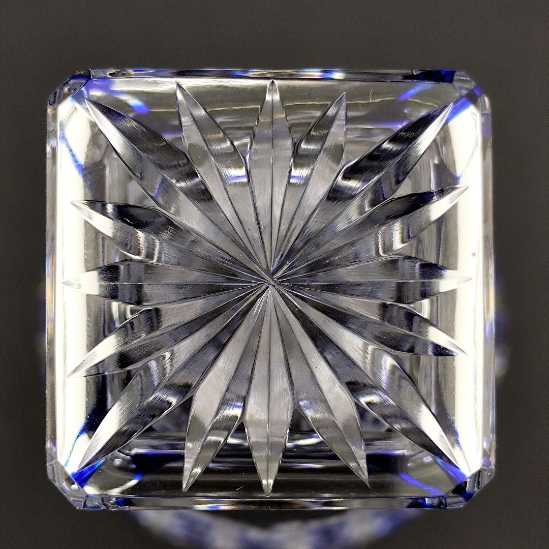 超希少品☆阪本光男 薩摩切子 脚付杯（切子 江戸切子 薩摩切子）