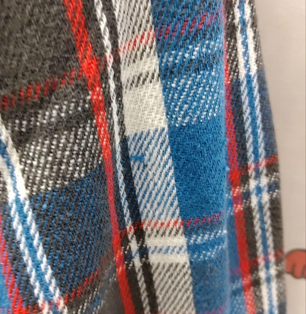 70s★VTG BIGMAC/JCペニーネルシャツ コットン100%USA /M