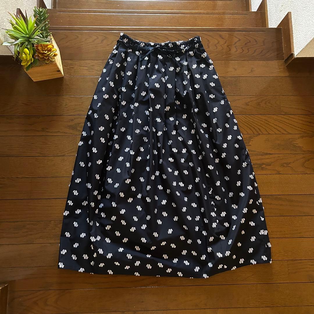 Drawer ドゥロワー♡RESORT2 カット ジャカード ギャザー スカート