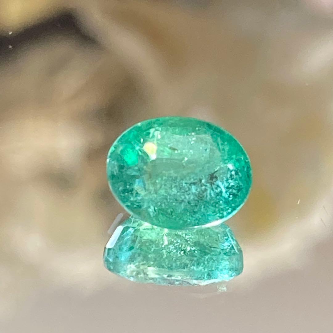 Silver925 18kgp エメラルドリングorネックレストップ