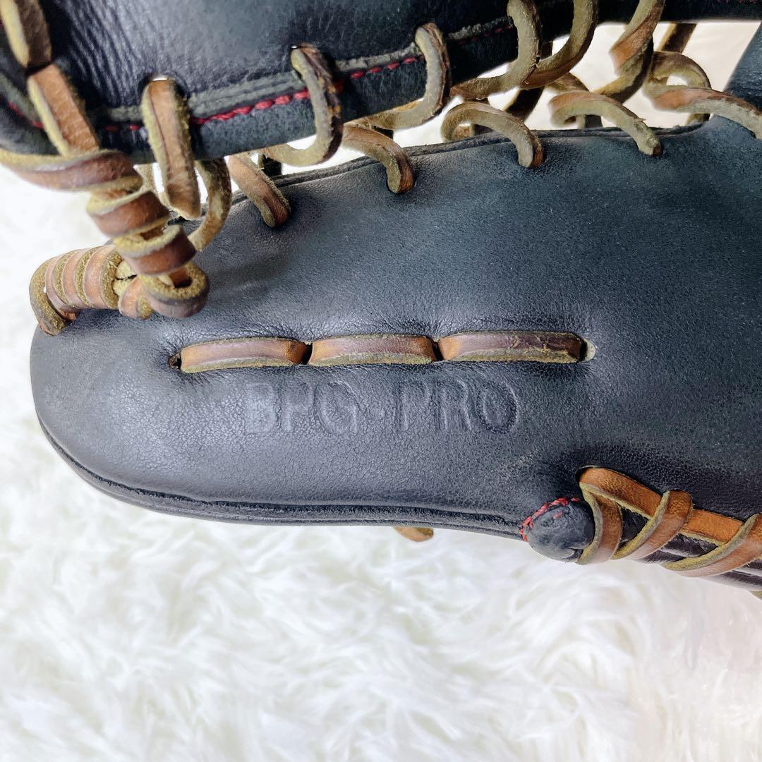 人気商品✨ZETT プロステイタス 硬式 外野手用グローブ 刺繍 ブラック