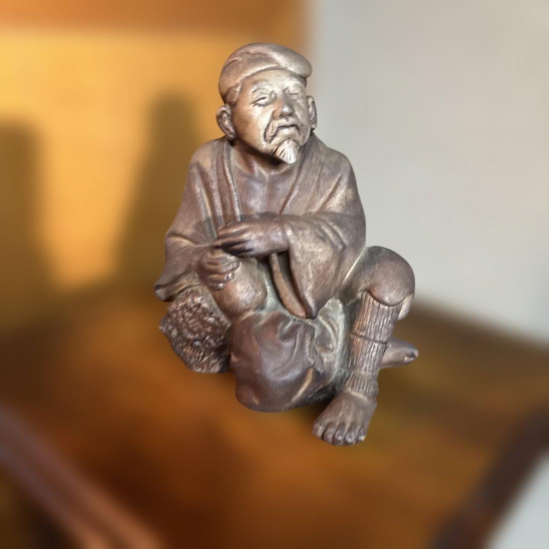 大黒天　木置物　七福神　工芸品