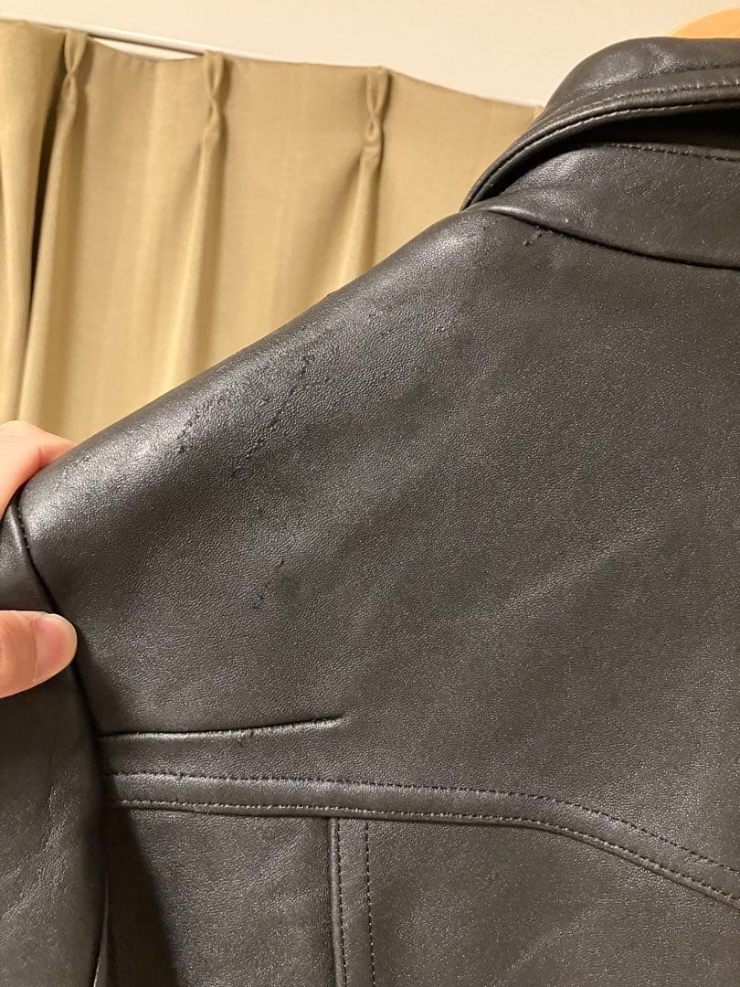 r*u様 ナンバーナイン　リブレザー07aw 傷あり