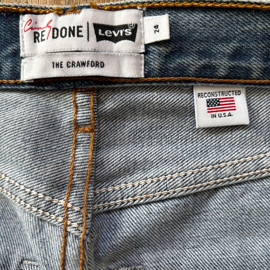 RE/DONE × Levi’s THE CRAWFORD デニム24 USA製