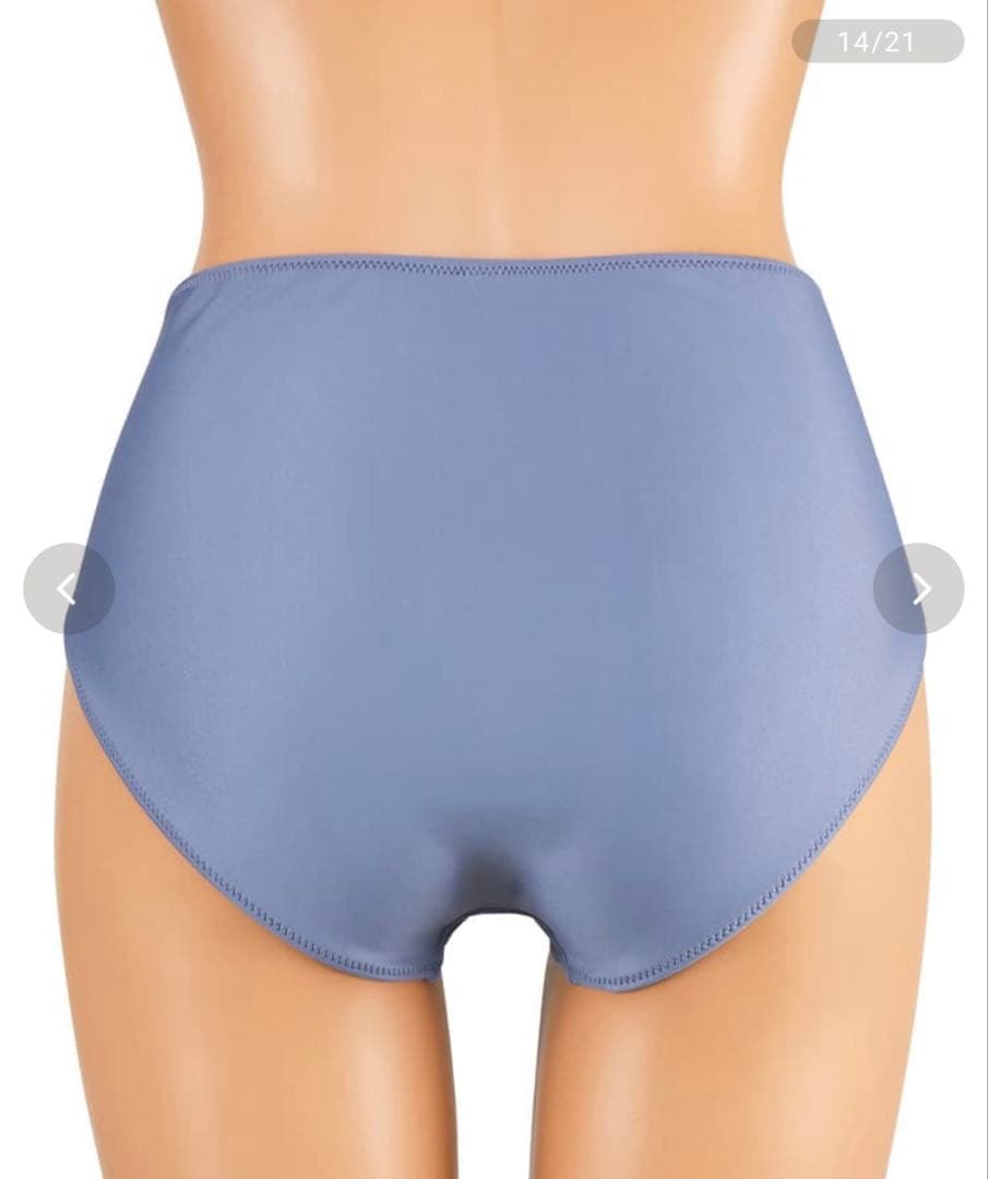 【美品】三愛リゾート　片方肩出しフリル　ワンピース水着（11EF-M〜L）