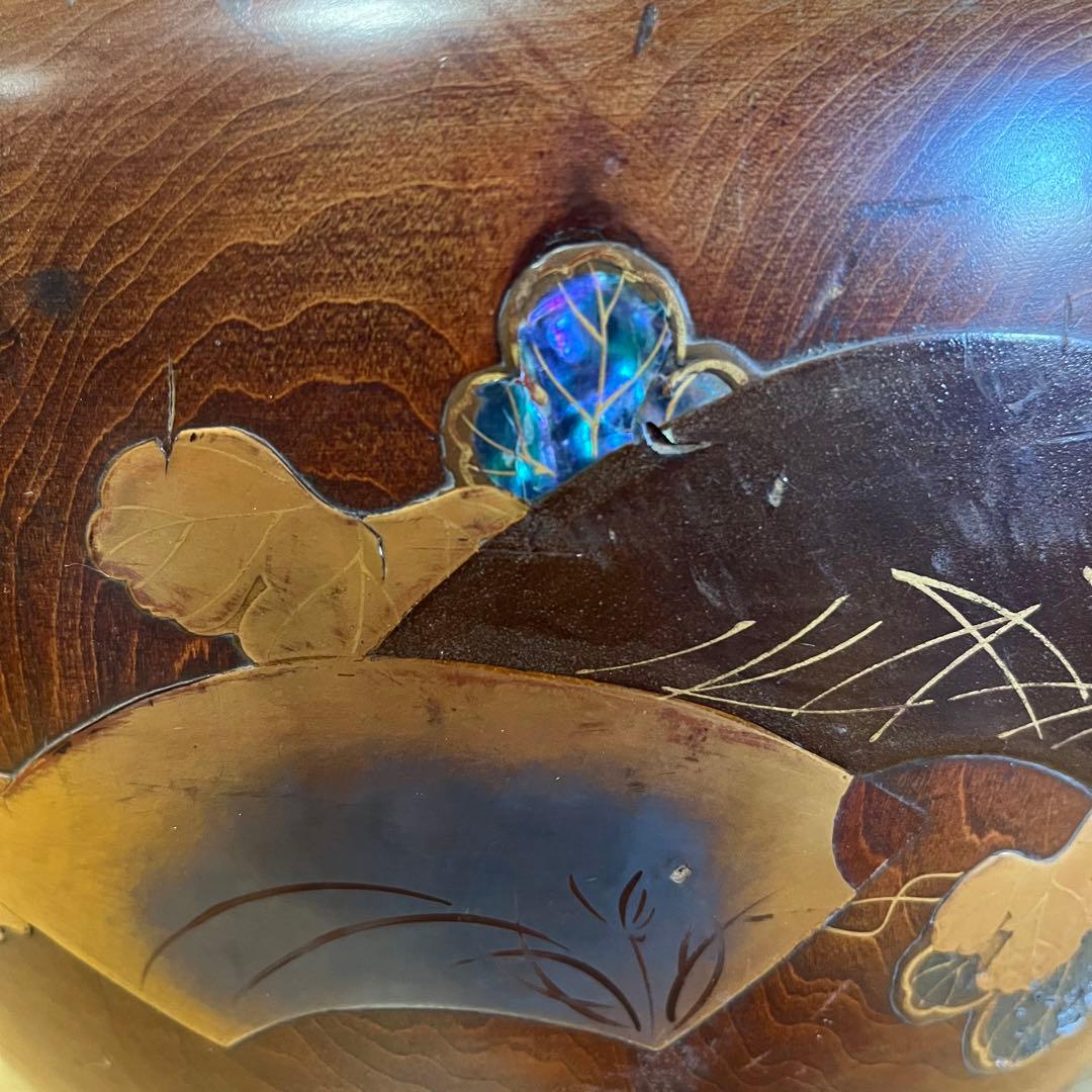 100年前　アンティーク　希少品　昭和3年製　昭和レトロ　ヴィンテージ　木製火鉢