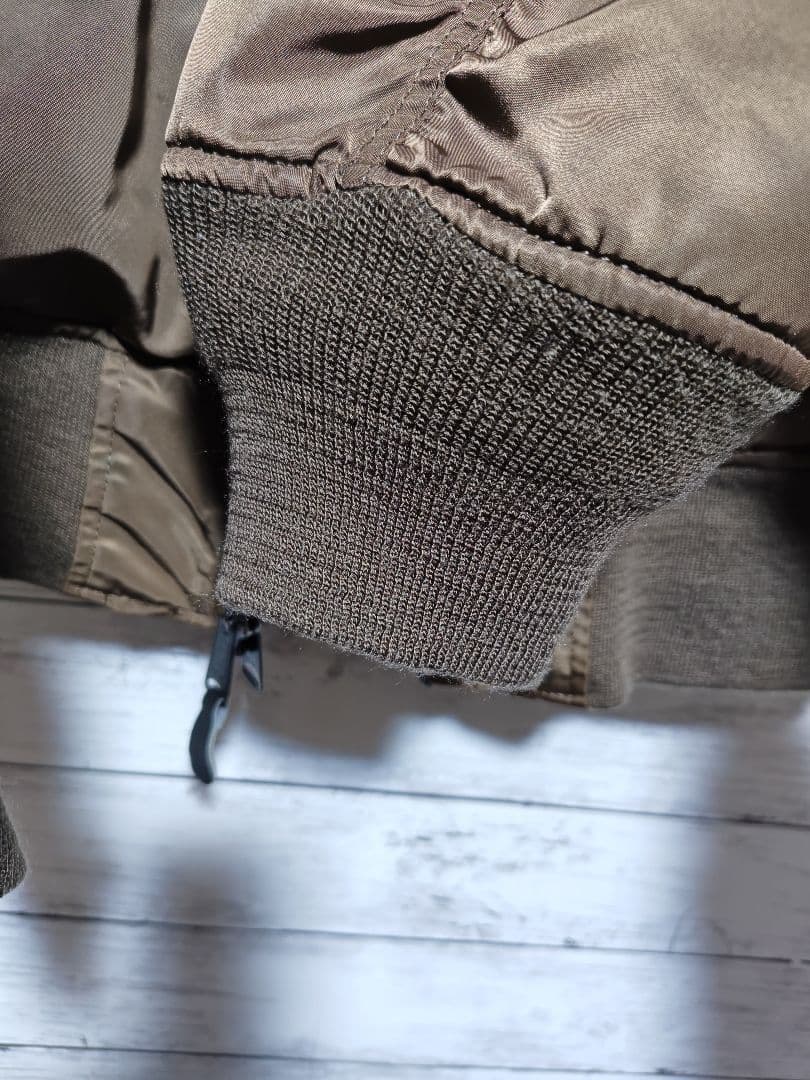 00s ALPHA TALL MA-1 ジャケット ブラウン　アルファ