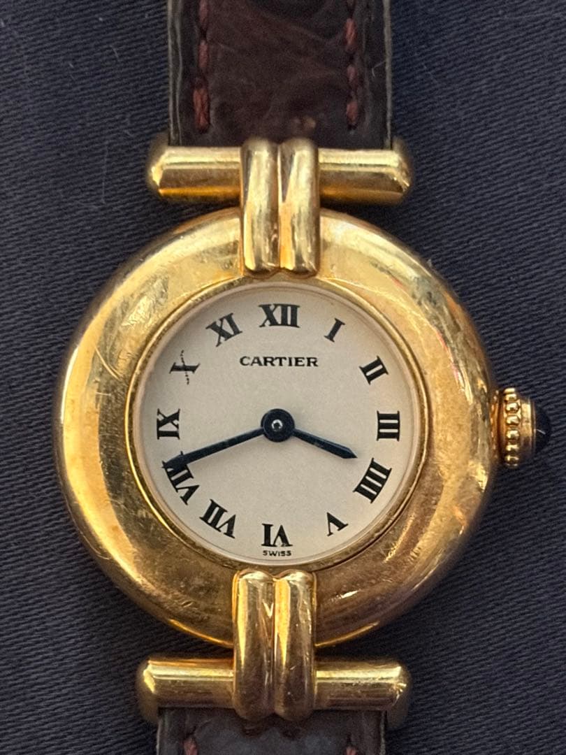 カルティエ Cartier 金無垢 レディース 18金 マストコリゼ K18YG