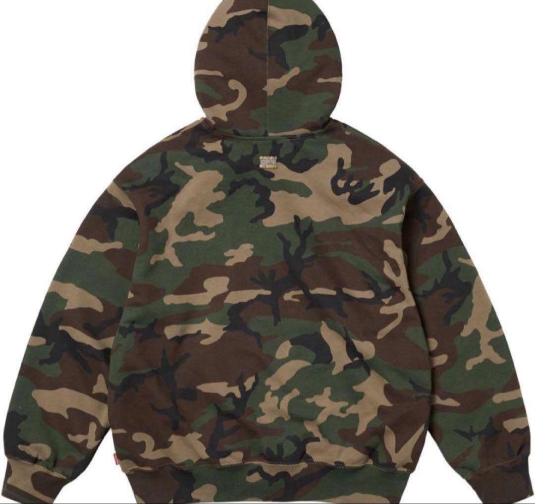 Supreme× B.B. Simon camo ジップパーカー