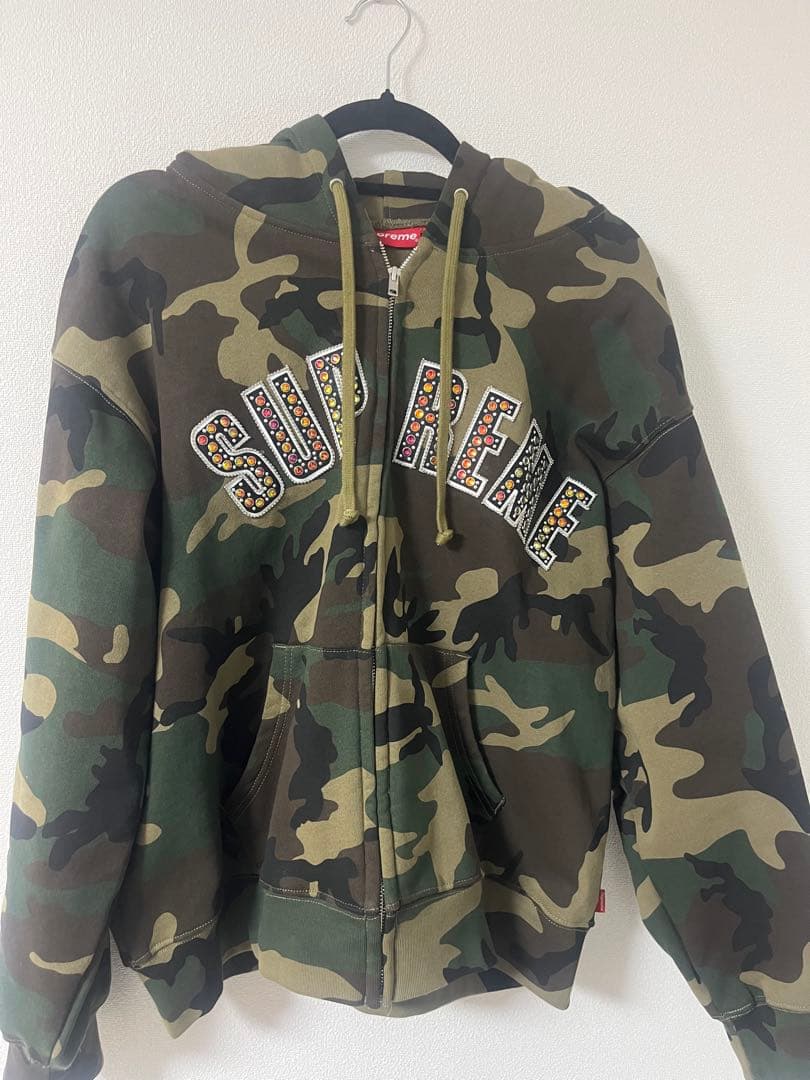 Supreme× B.B. Simon camo ジップパーカー