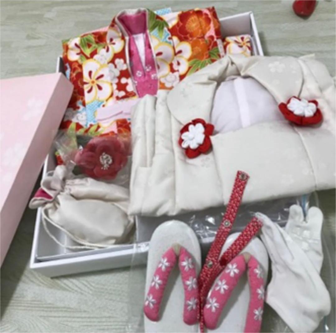 値引き^_^美品七五三 お着物8点フルセット　その他　3歳 〜7歳　フルセット