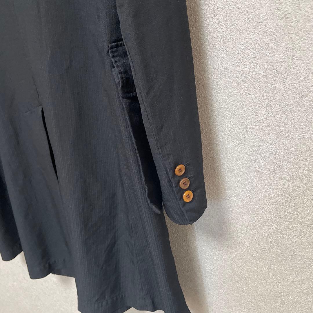 COMME des GARCONS コムコム 丸襟 コート ポリ縮絨