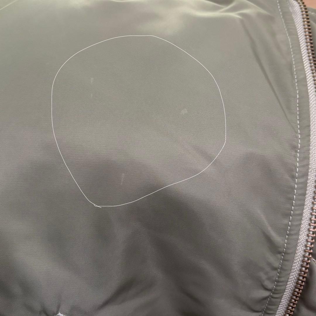 BEAMS MA-1 サーモライト 中綿ジャケット カーキ　Mサイズ