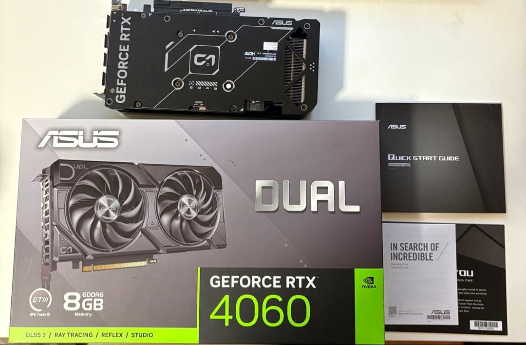 グラフィックボード・グラボ・ビデオカード ASUS DUAL-RTX4060-8G-EVO