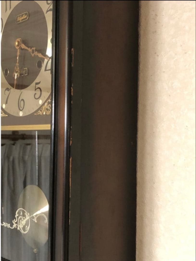 骨董品 1945年代 リズム時計 ゼンマイ式 振り子時計【稼動品】