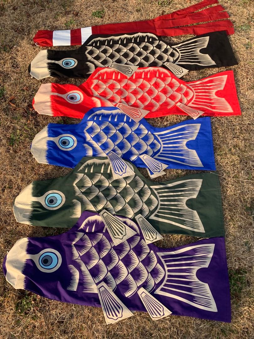 歌川広重「名所江戸百景 水道橋駿河台」手染め鯉のぼり　1.2m単品　子鯉のぼり