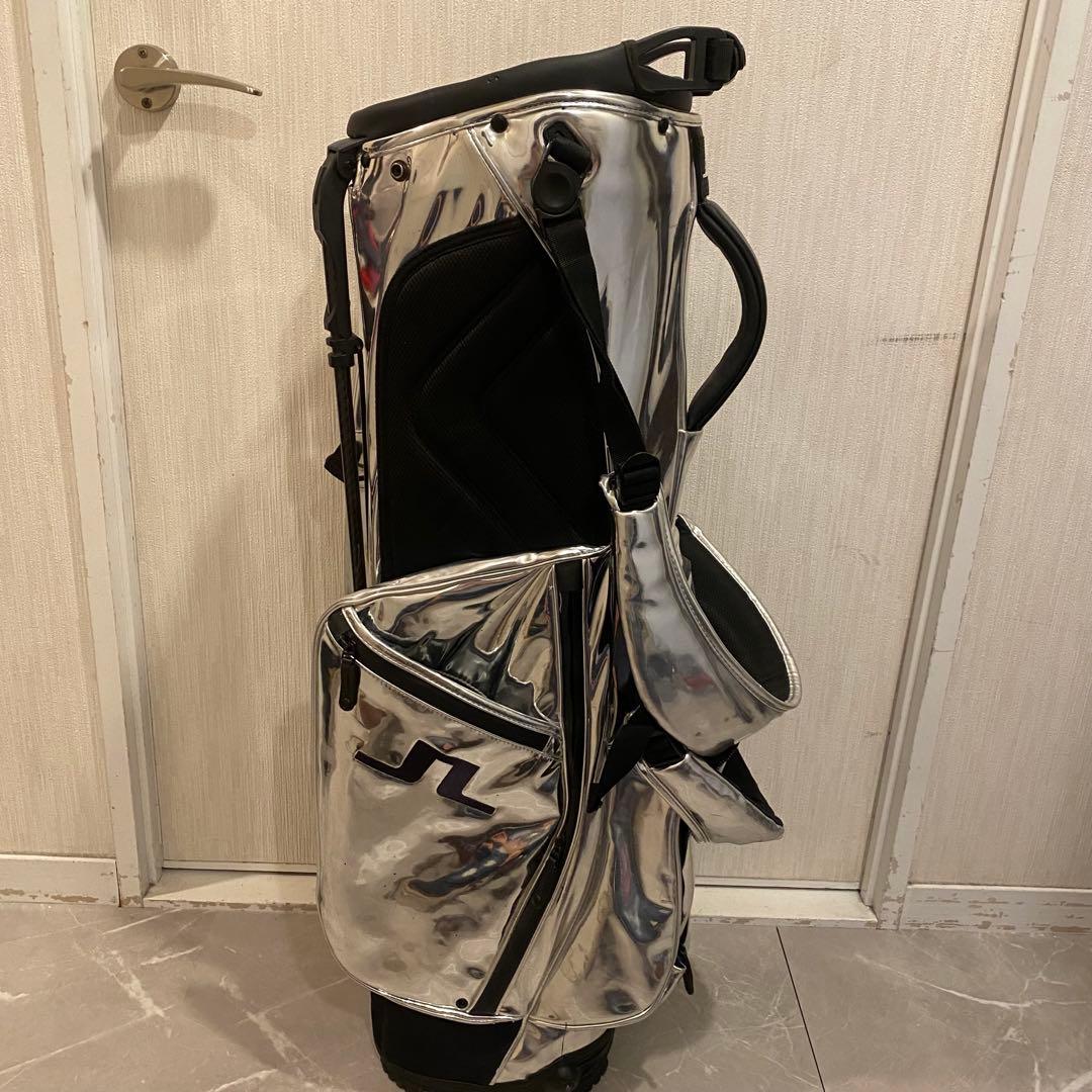 J.LINDEBERG シルバー キャディバッグ