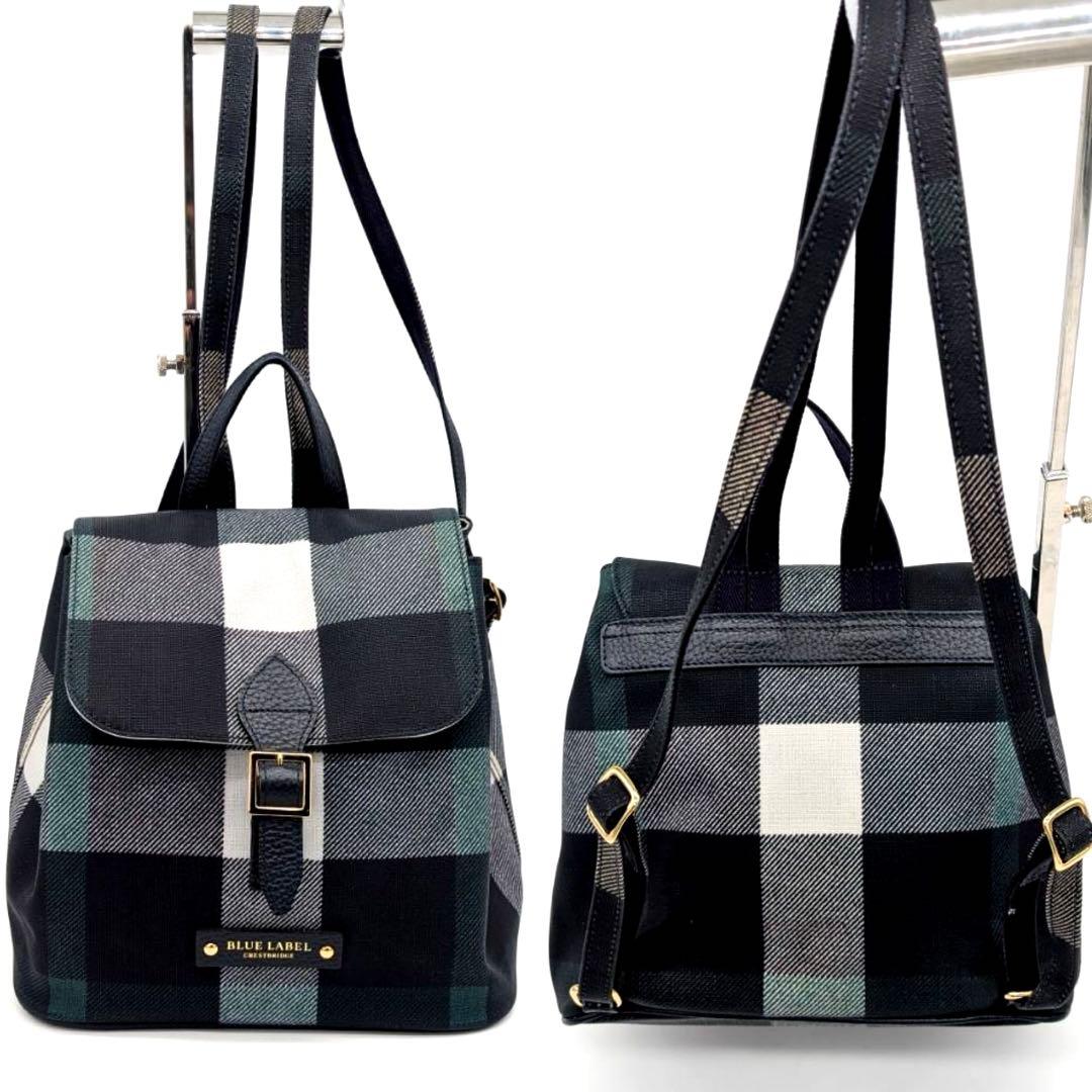 未使用級✨BLUE LABEL CRESTBRIDGE リュック PVC レザー