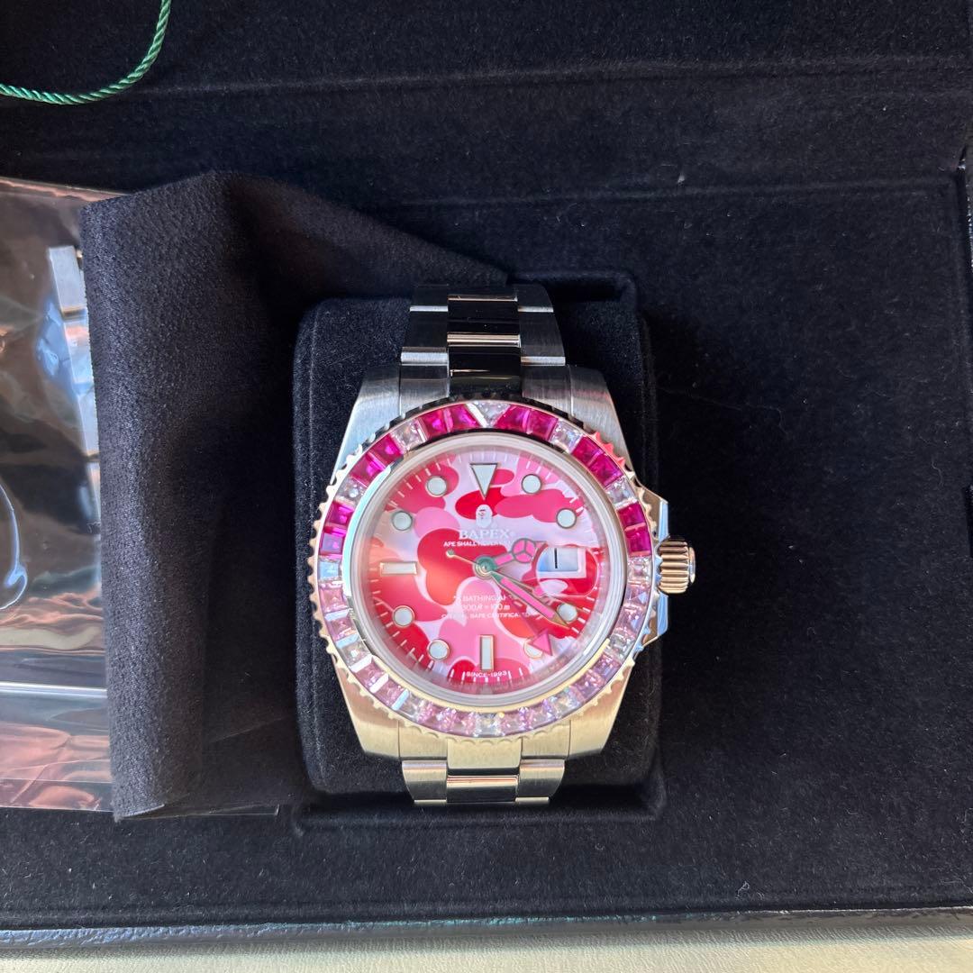 APE時計　サルマリーナ　abathingape