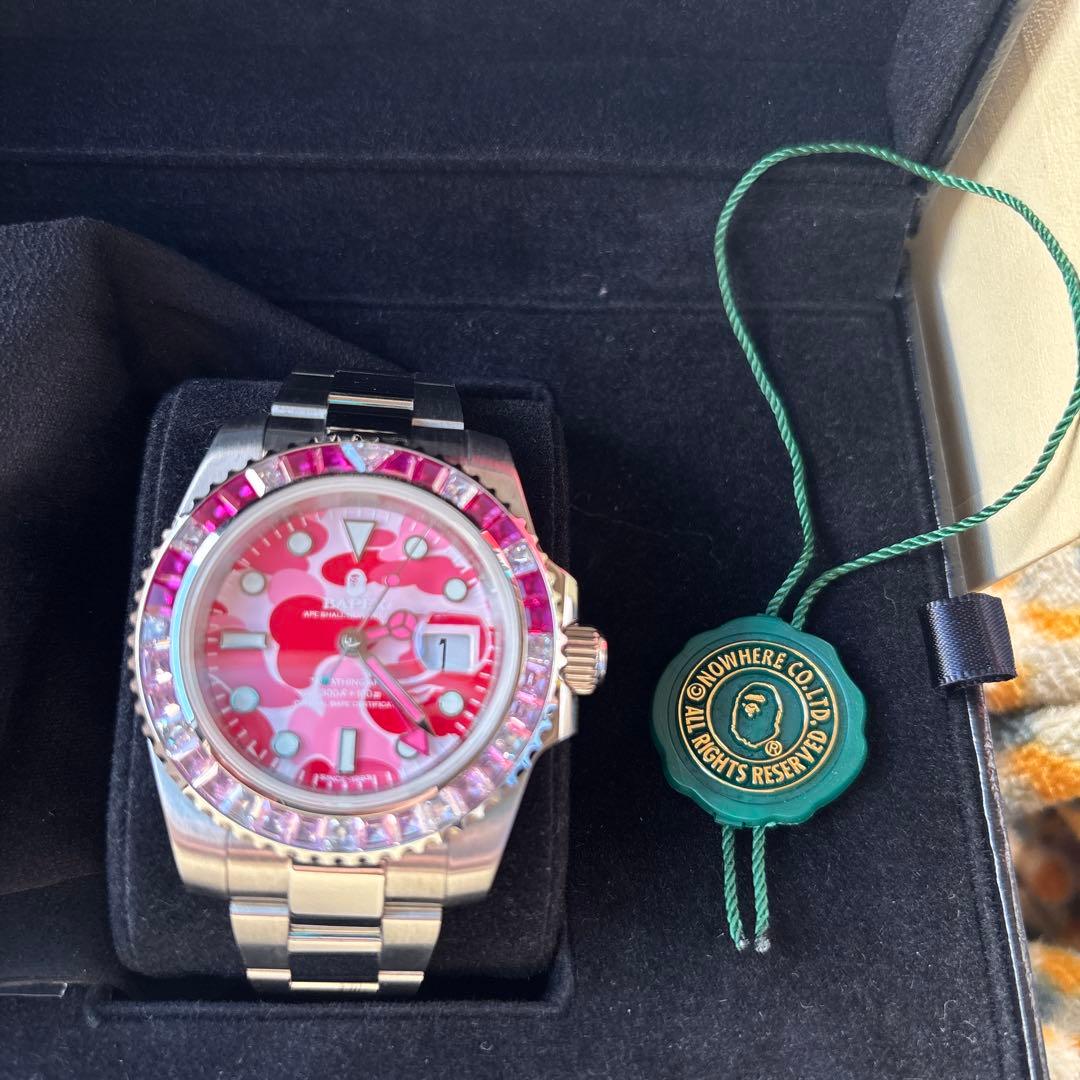 APE時計　サルマリーナ　abathingape