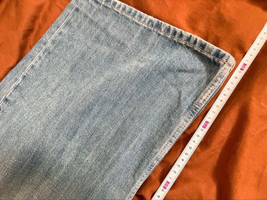 【新品】ZARA TRFハイウエストワイドレッグデニムパンツレザーポケット 38