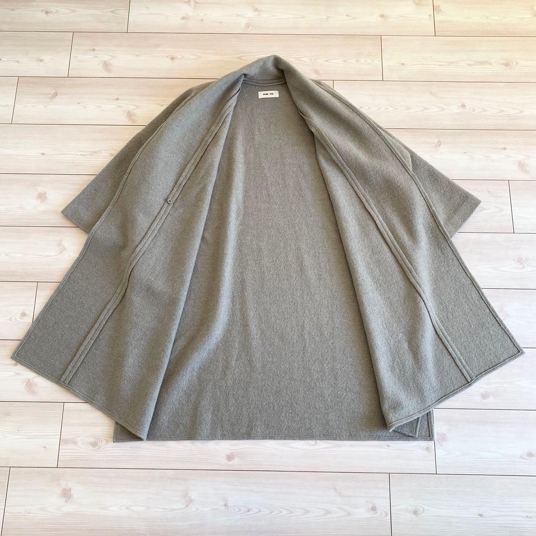 美品 evam eva press wool robe coat ゆったり