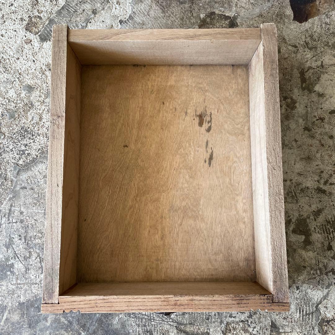 ビンテージ ドロワーサイドテーブル 　剥離