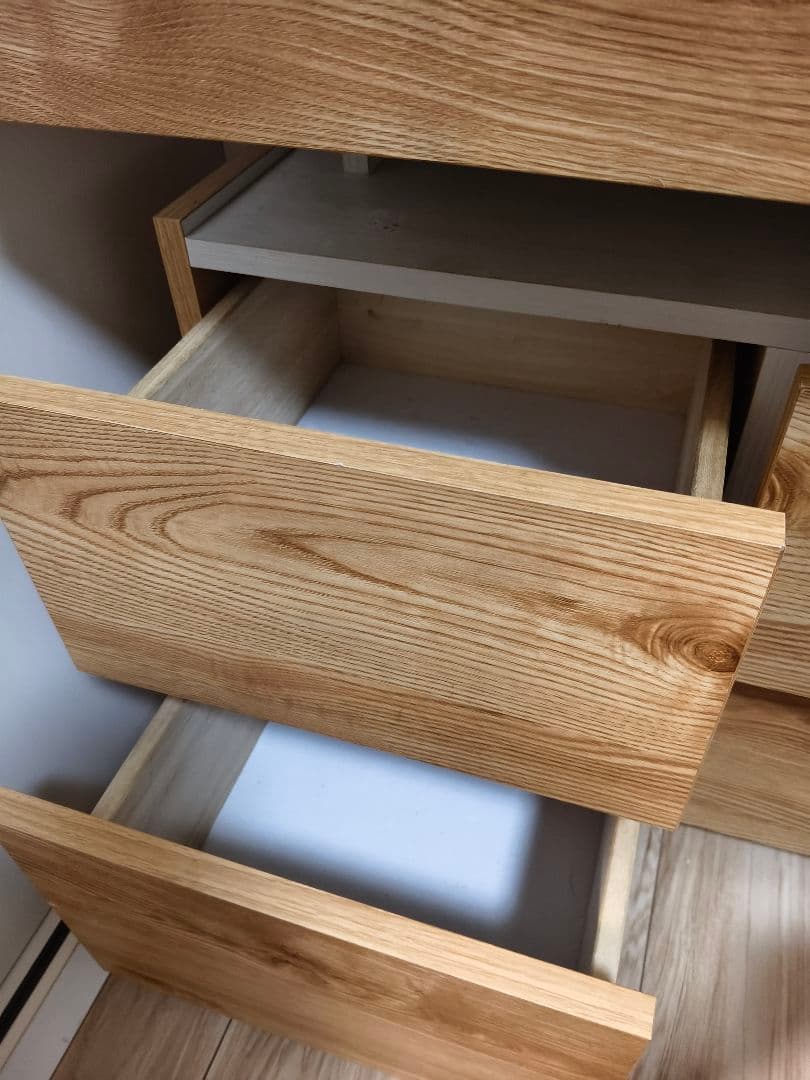 木目調北欧ナチュラルインテリアローチェスト リビングボード