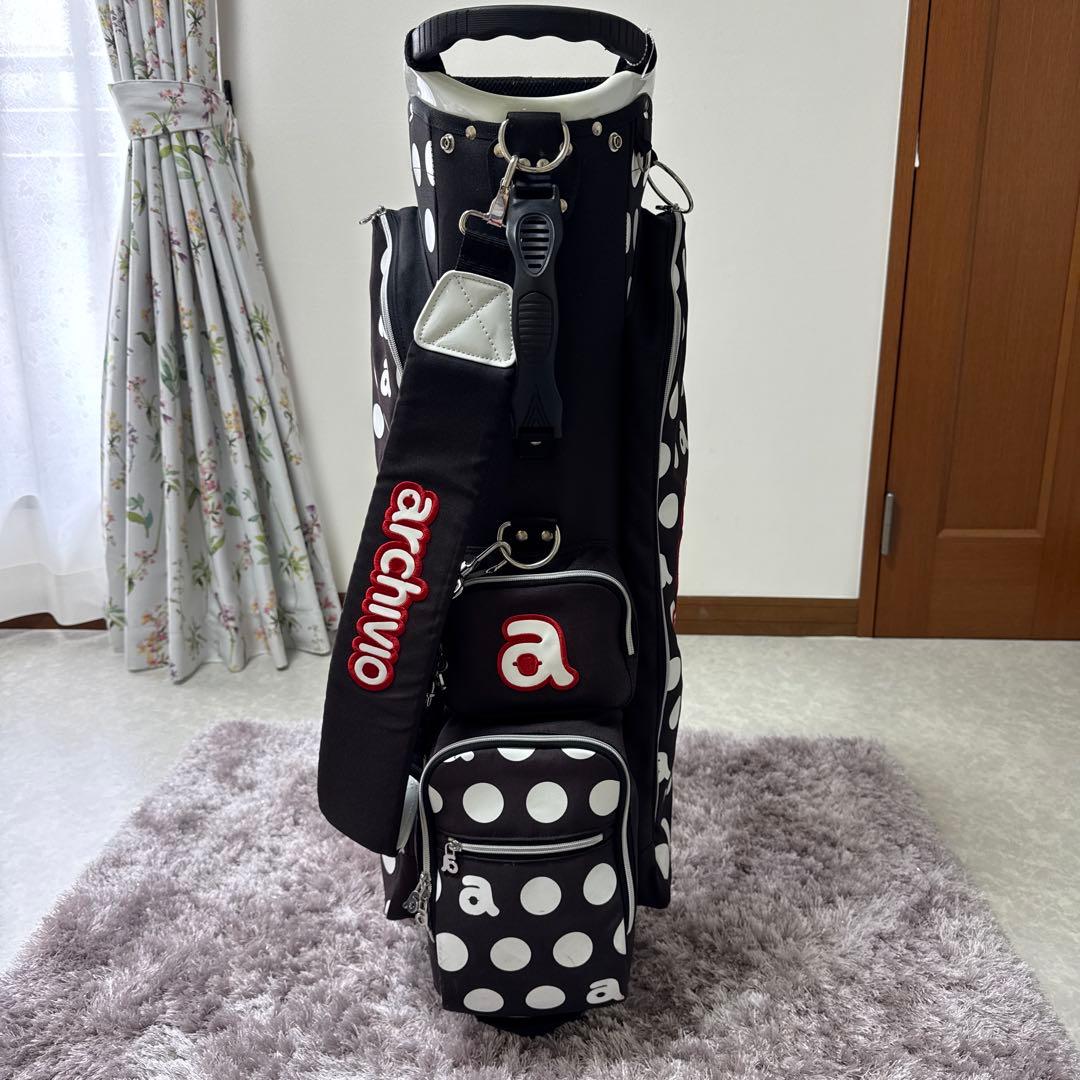 archivio ドット柄 キャディバッグ