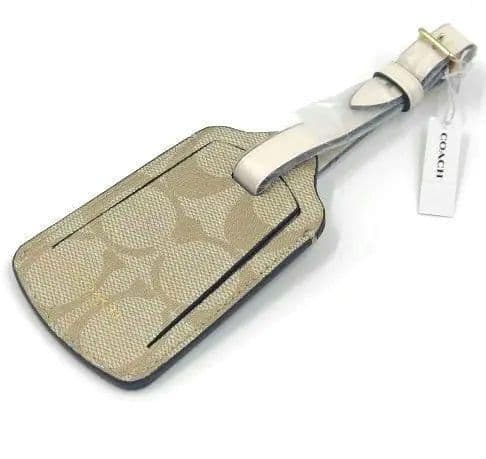 コーチ シグネチャー ネームタグ ブランドタグ キーホルダー ラゲッジタグ