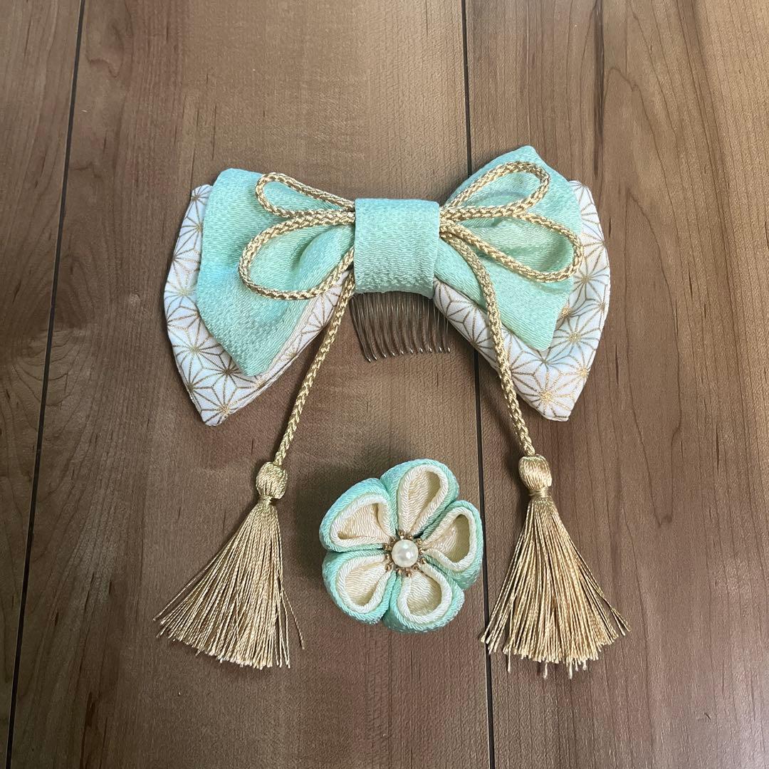 着付け楽ちん❤️ 髪飾りつき 袴 着物ドレス 小学校　卒業式　160