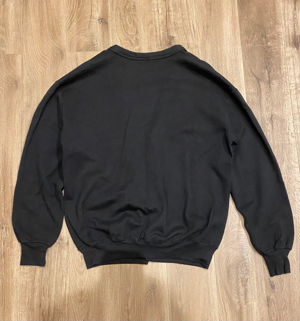 JERZEES 90s USA製 スウェットカーディガン ブラック