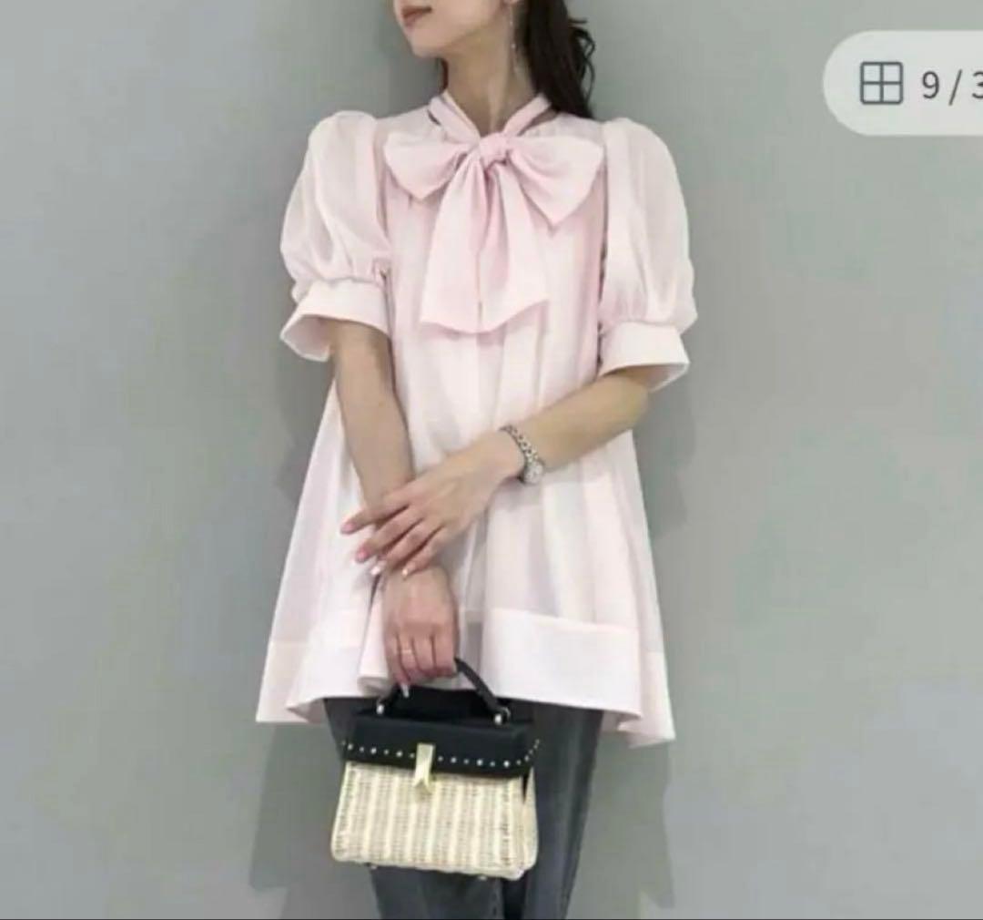 CELFORD セルフォード バックリボンブラウス