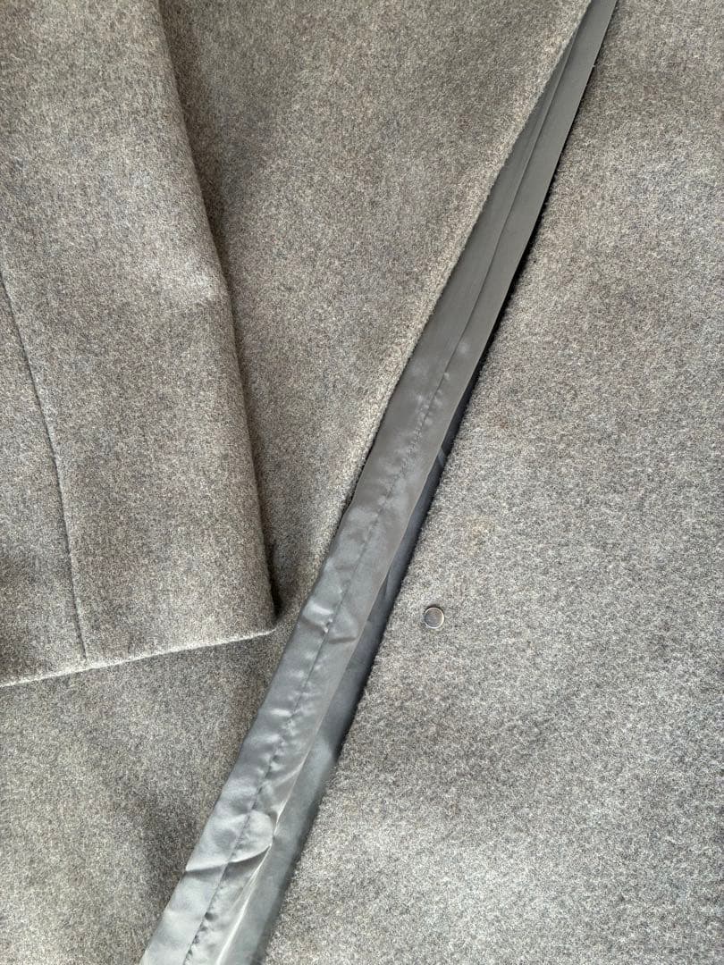 BEAUTY&YOUTH BY MANTECOノーカラーベルトロングコート　L