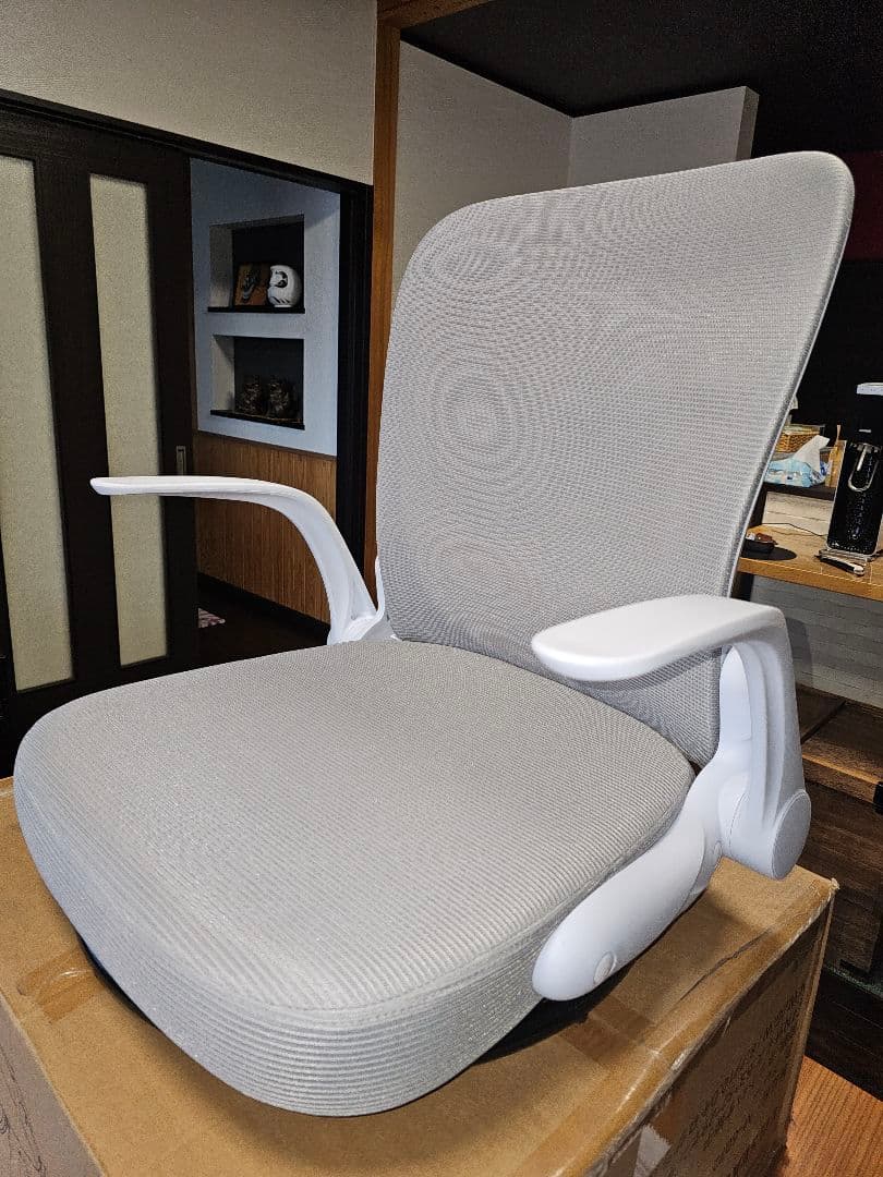 回転座椅子 腰が痛くならない ひじ掛け付き 折りたたみ ゲーミング座椅子組立不要