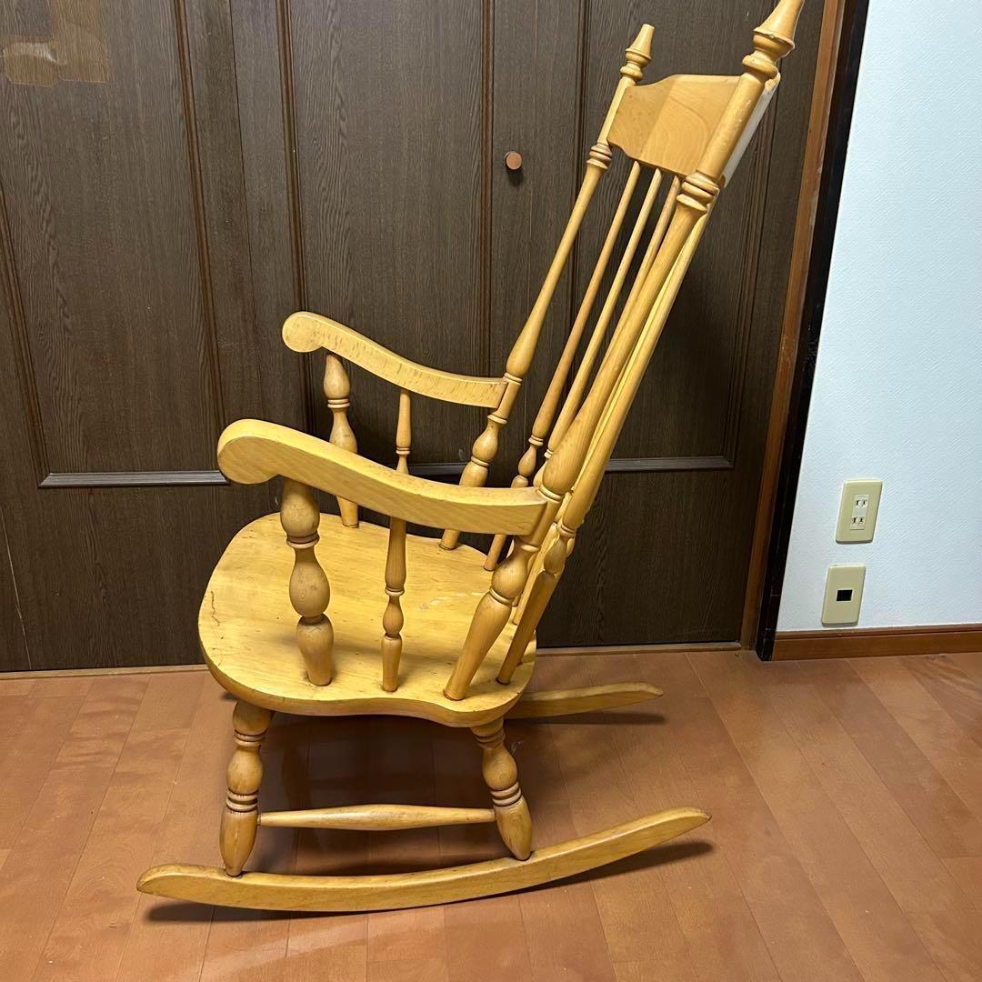 送料無料 ヴィンテージ WINDS太平 ロッキングチェア 飛騨家具 アンティーク