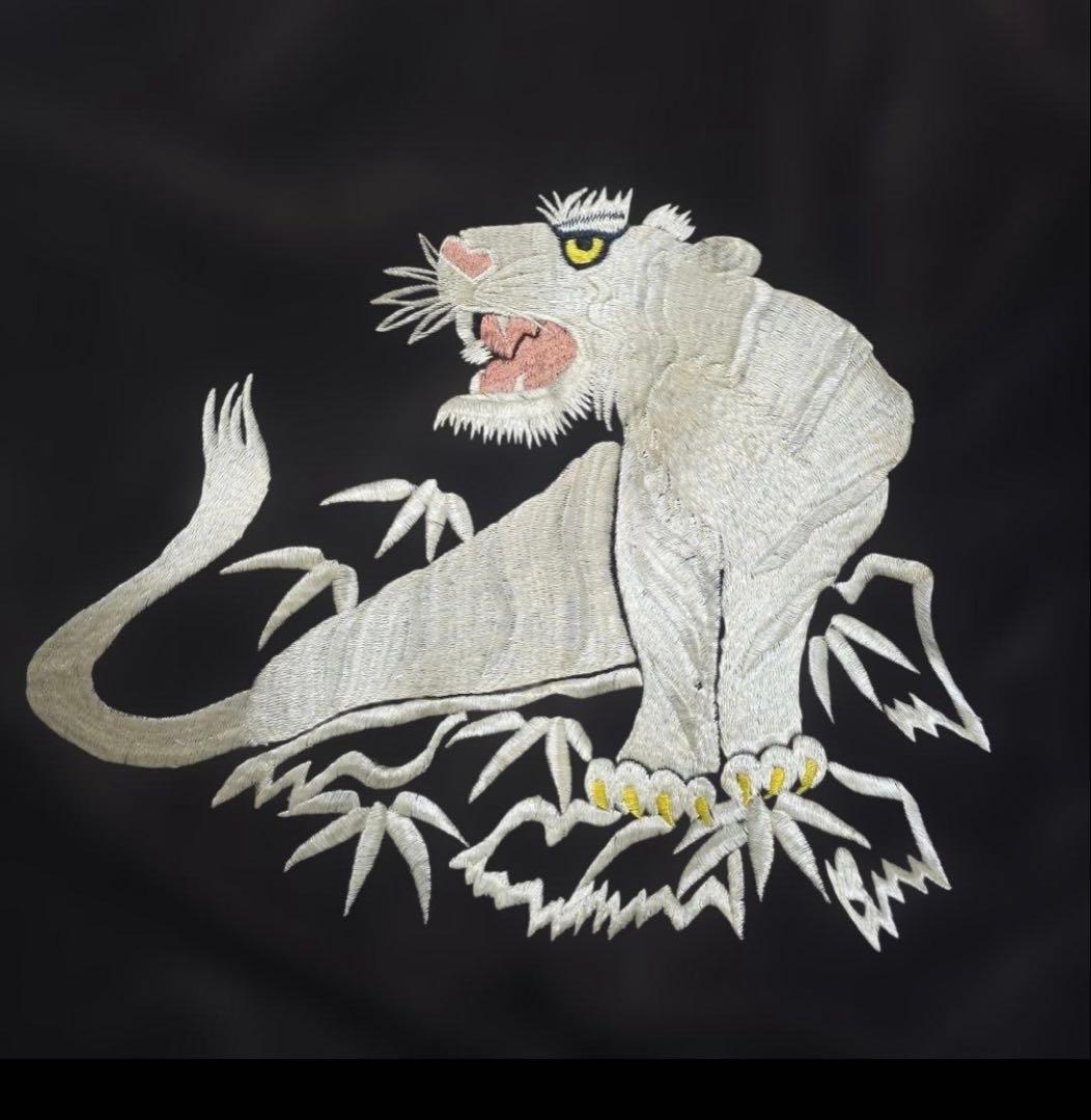 希少‼️ヴィンテージスカジャン別珍　虎　サイズ40