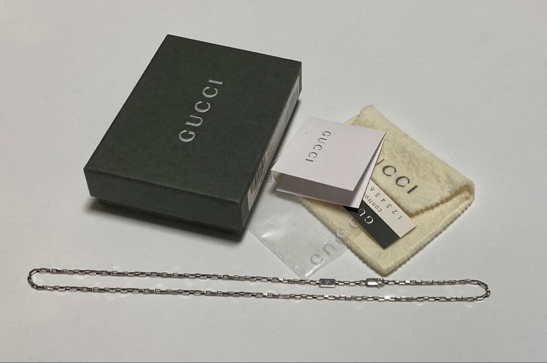 【正規品】 グッチ GUCCI ネックレス チェーン 美品 送料無料